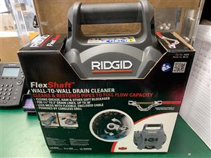 RIDGID FlexShaft Wall-To-Wall Drain Cleaning Machine, 1-1/2 in
